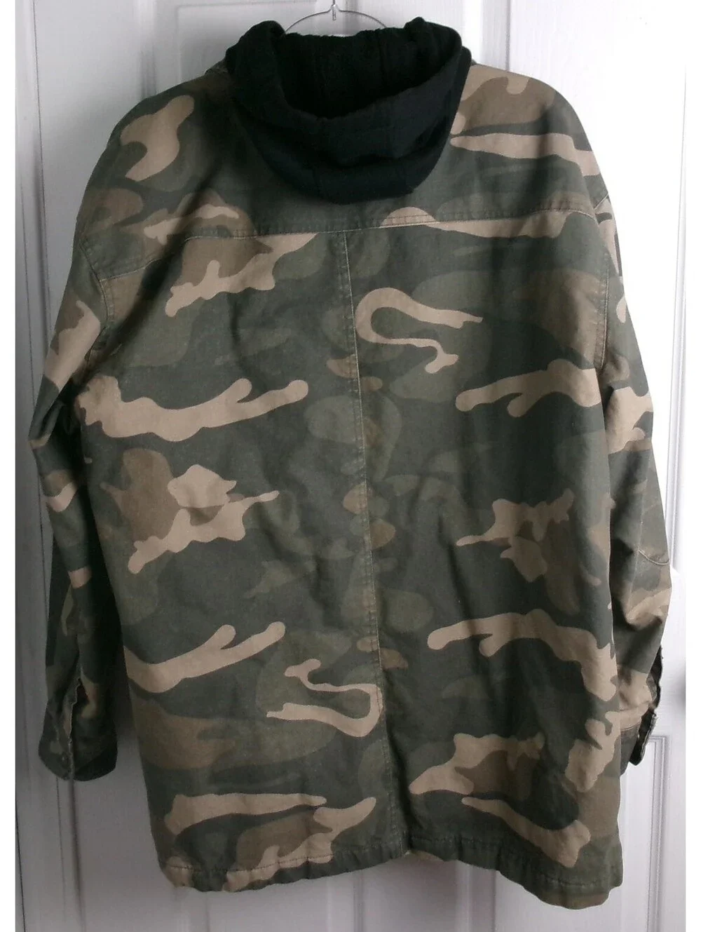 Dickies Camo Hooded Work Jacket XL Quilted Lined Canvas Utility Coat